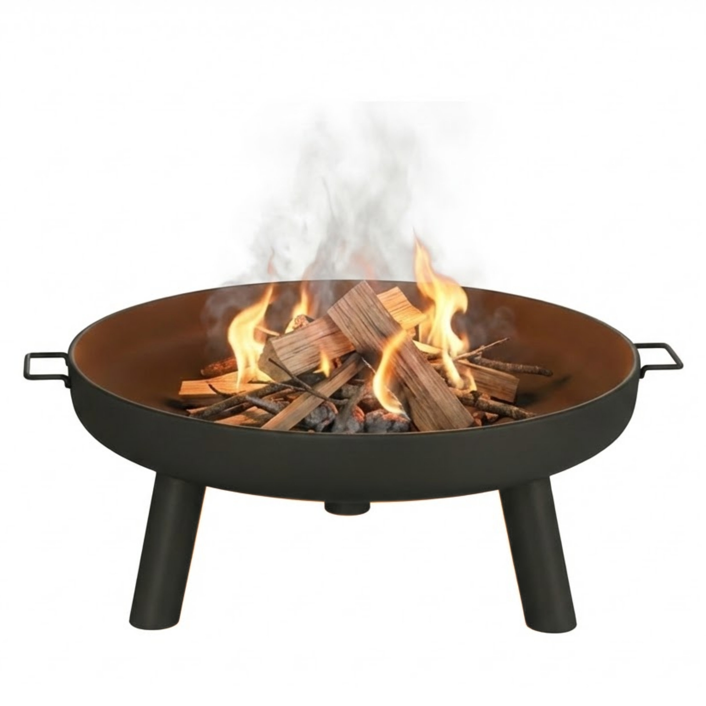 Wade Logan® Lataivia Outdoor Steel Wood Burning Fire Pit & Reviews